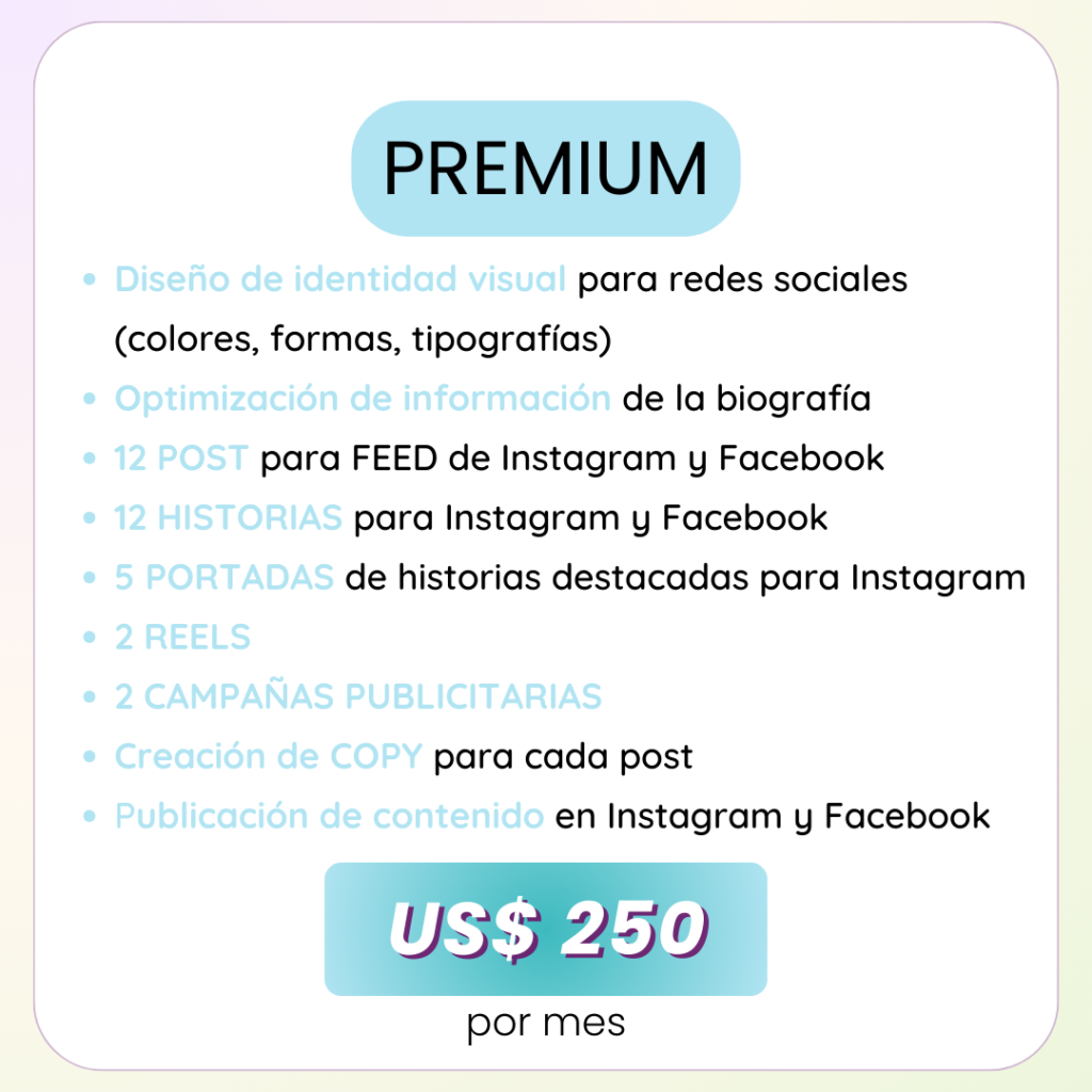 Plan Premium Community Manager